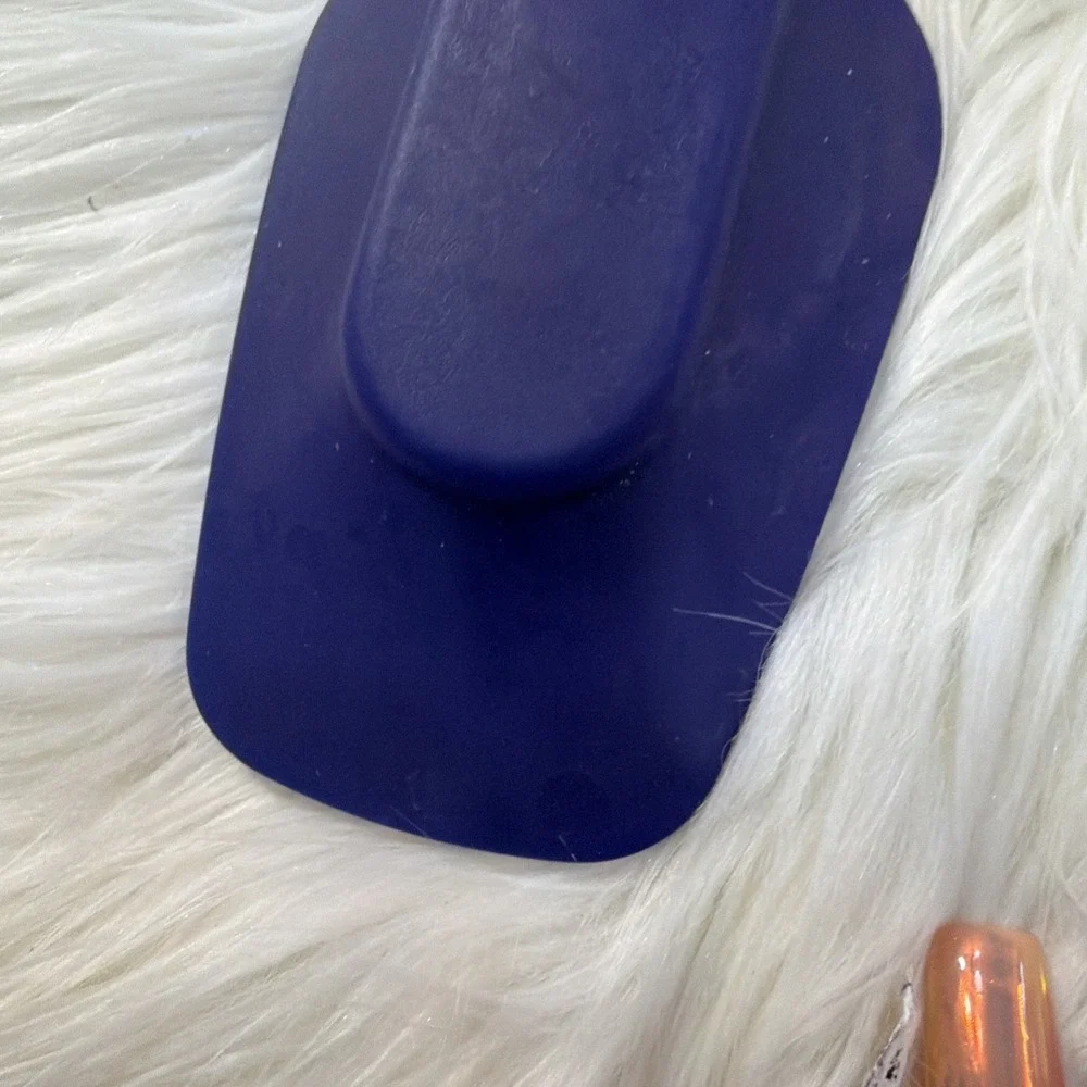 KitchenAid Blue Silicone Spatula Scraper  Cake, Brownie , Mayo Peanut butter Jar